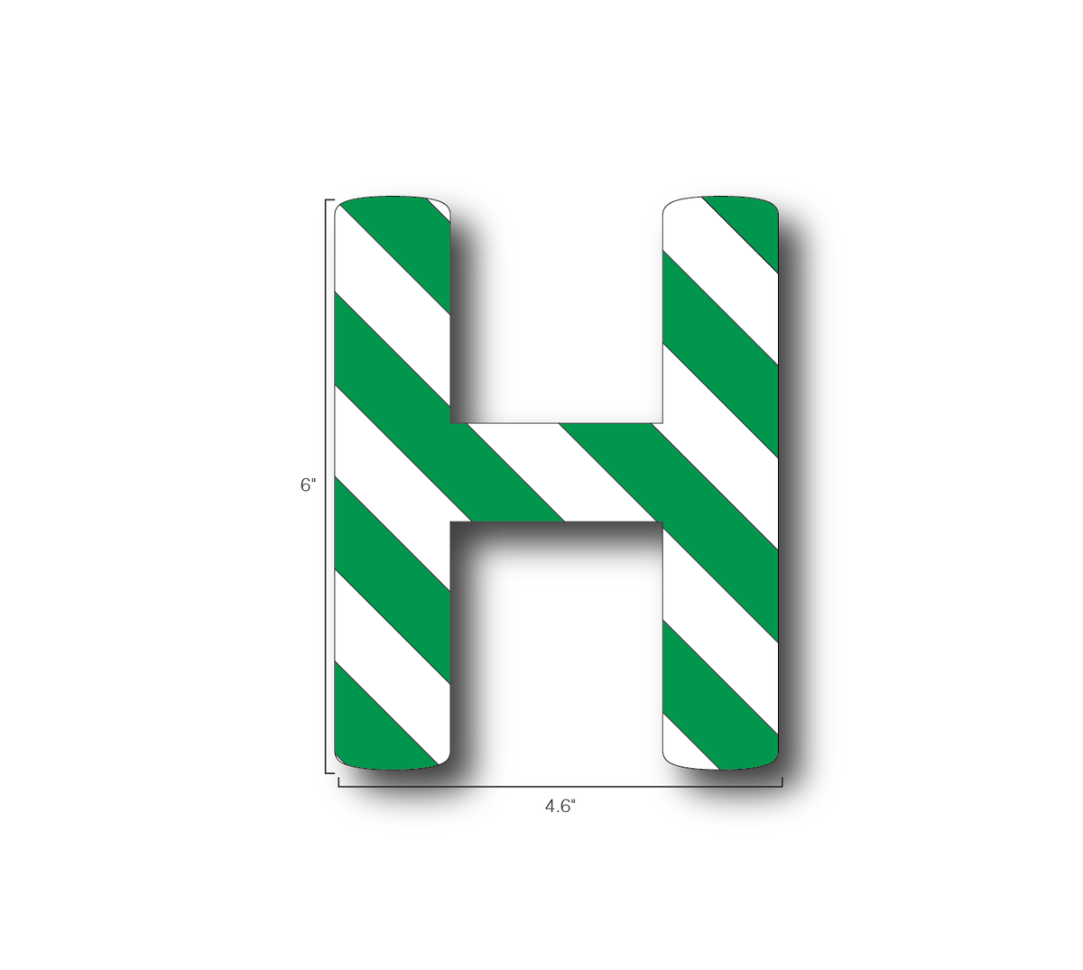 Single Letters Design H Alphabet Single Letters- H – Graphical Warehouse