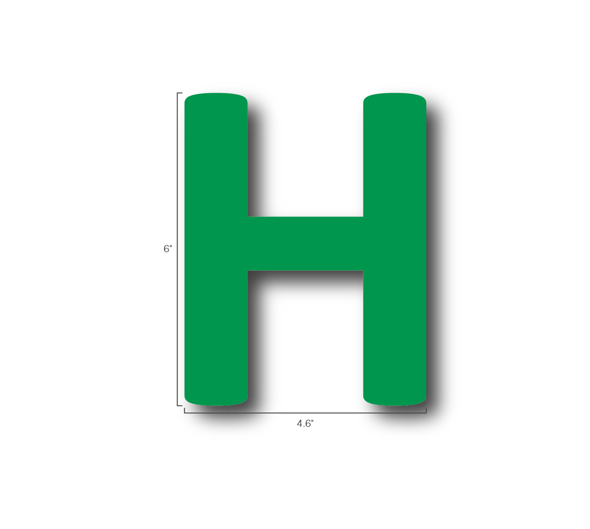 Single Letters Design H Alphabet Single Letters- H – Graphical Warehouse
