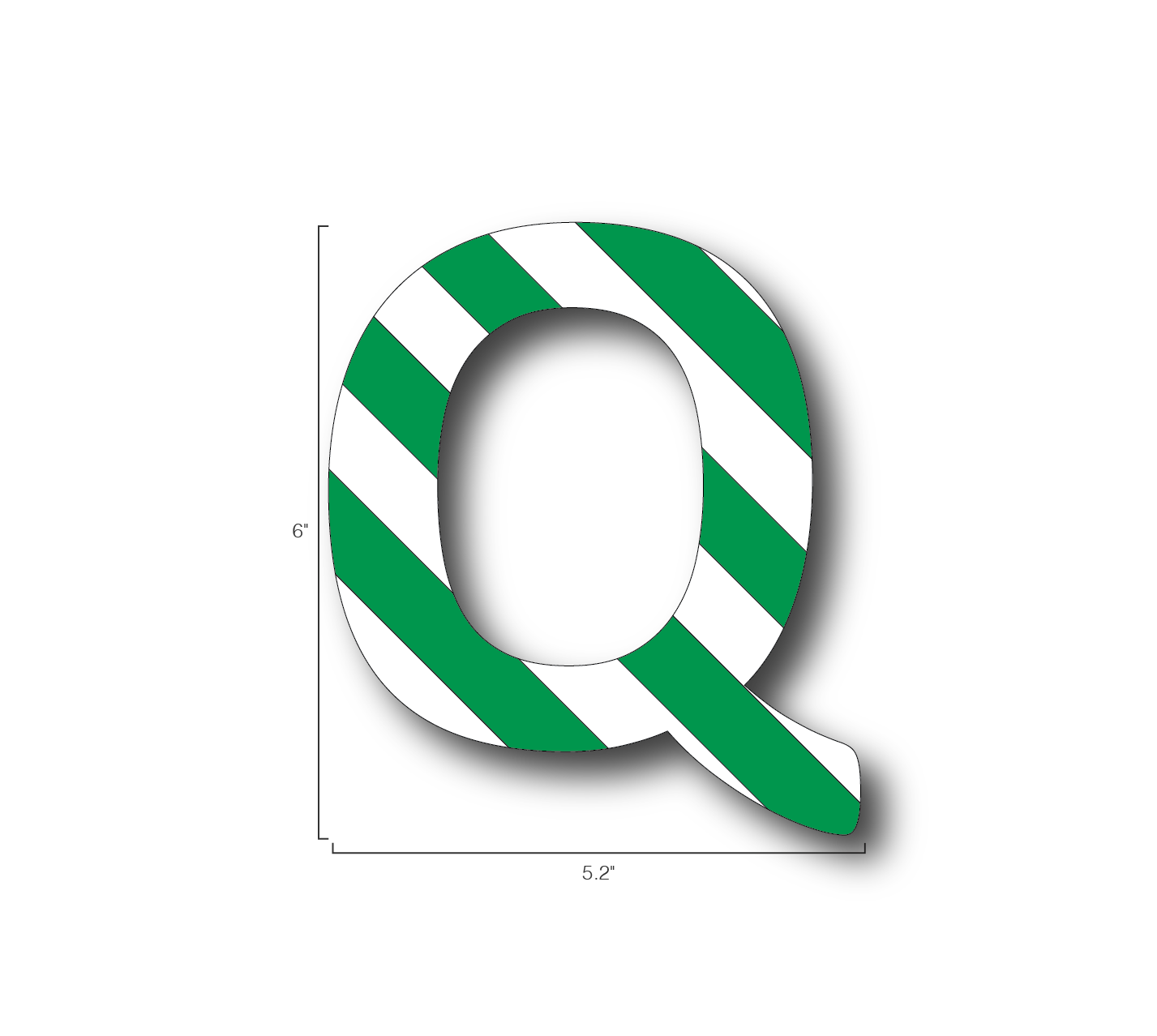 Alphabet Single Letters- Q