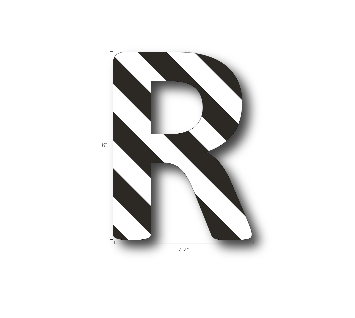 Alphabet Single Letters- R