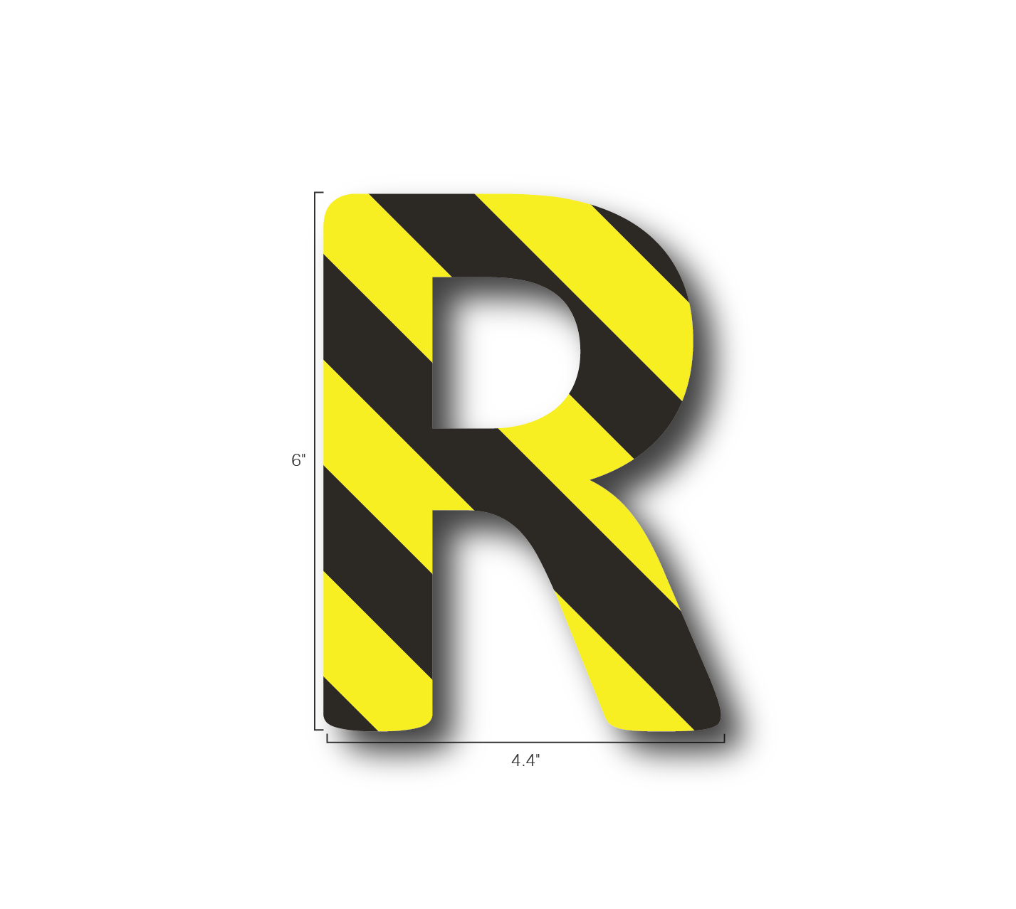 Alphabet Single Letters- R