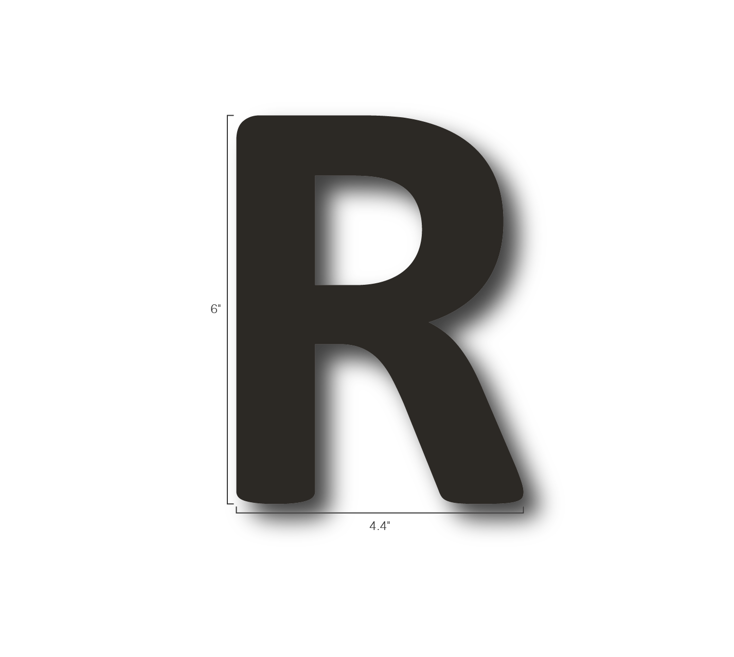 Alphabet Single Letters- R