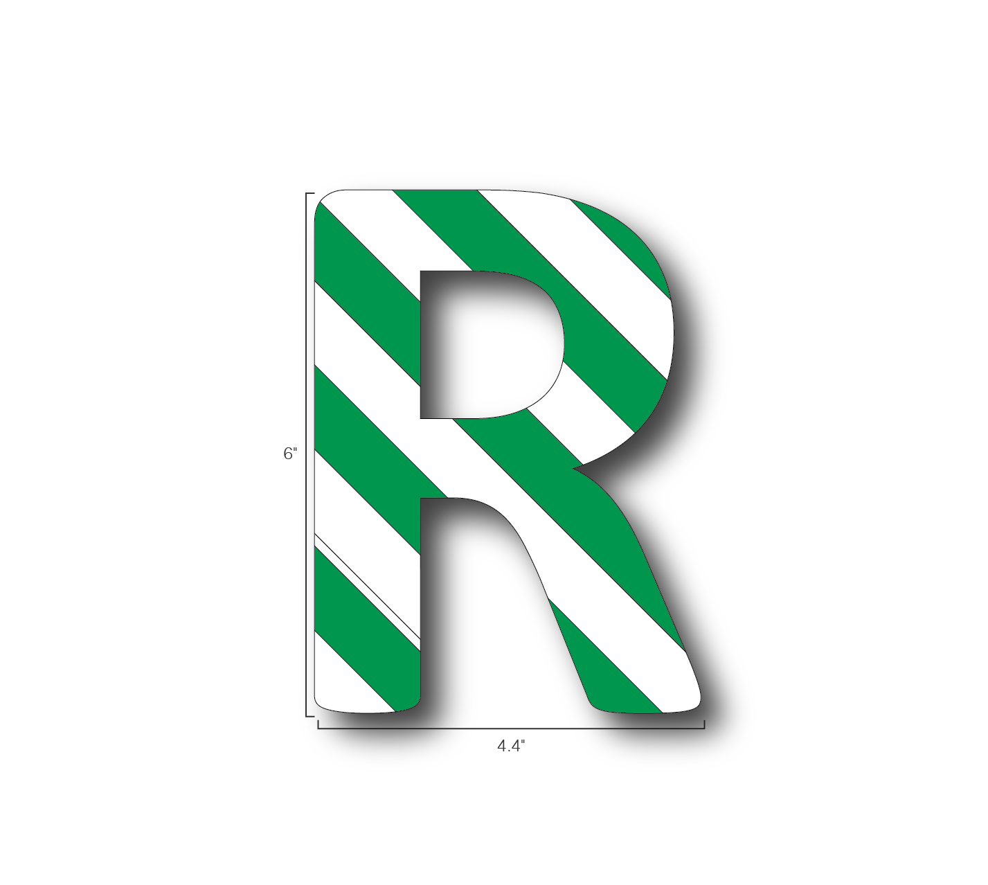 Alphabet Single Letters- R