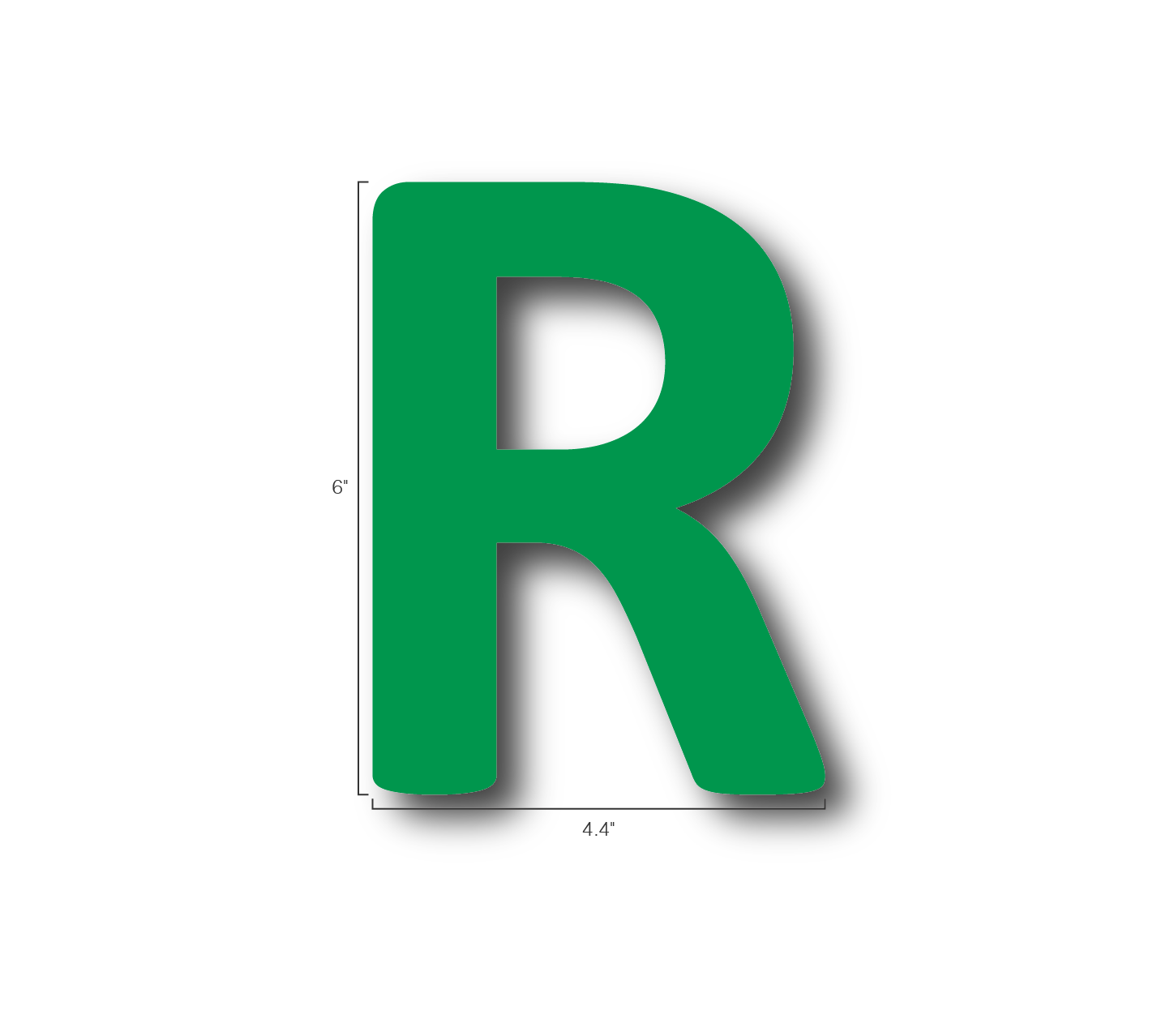 Alphabet Single Letters- R