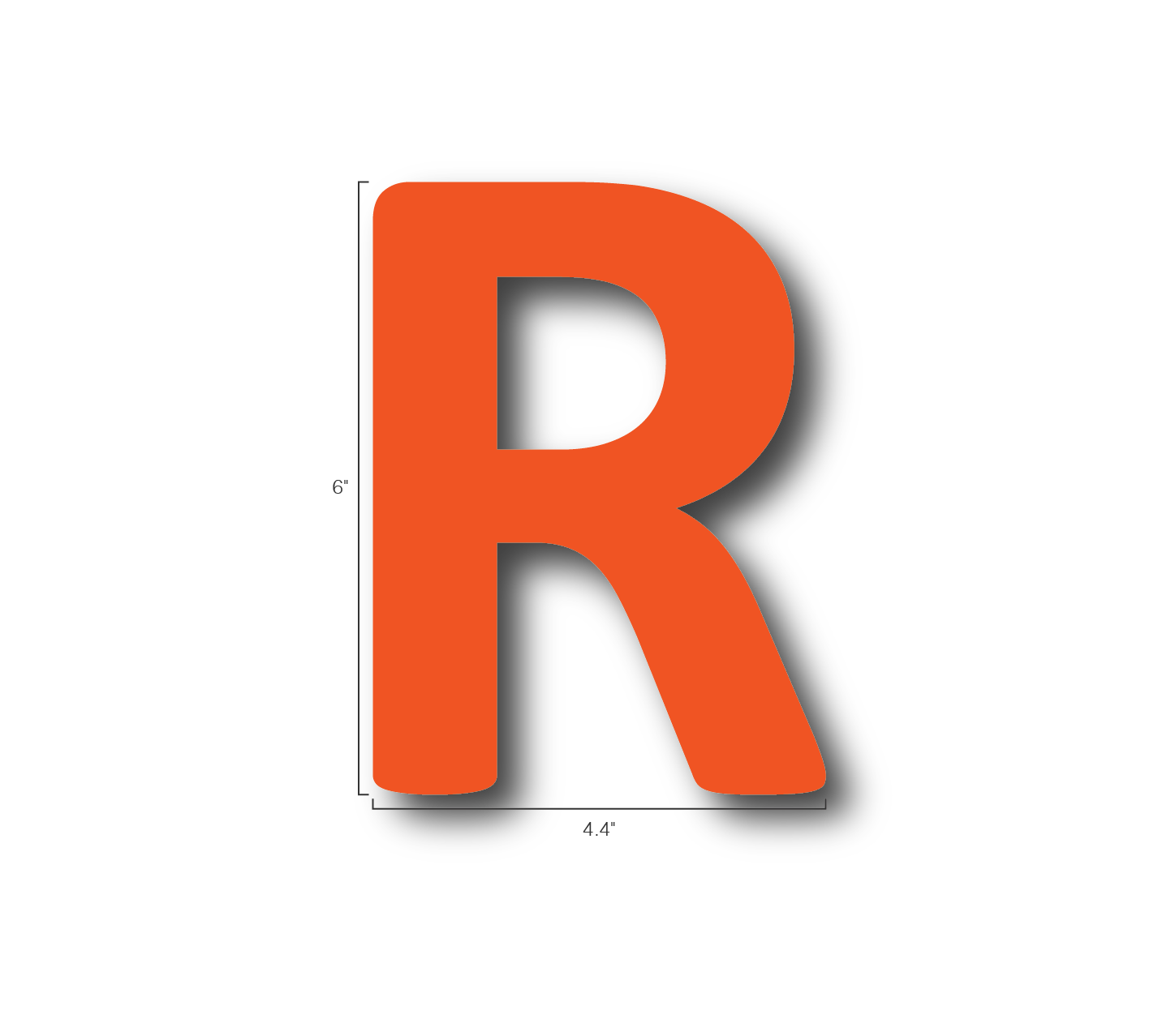 Alphabet Single Letters- R