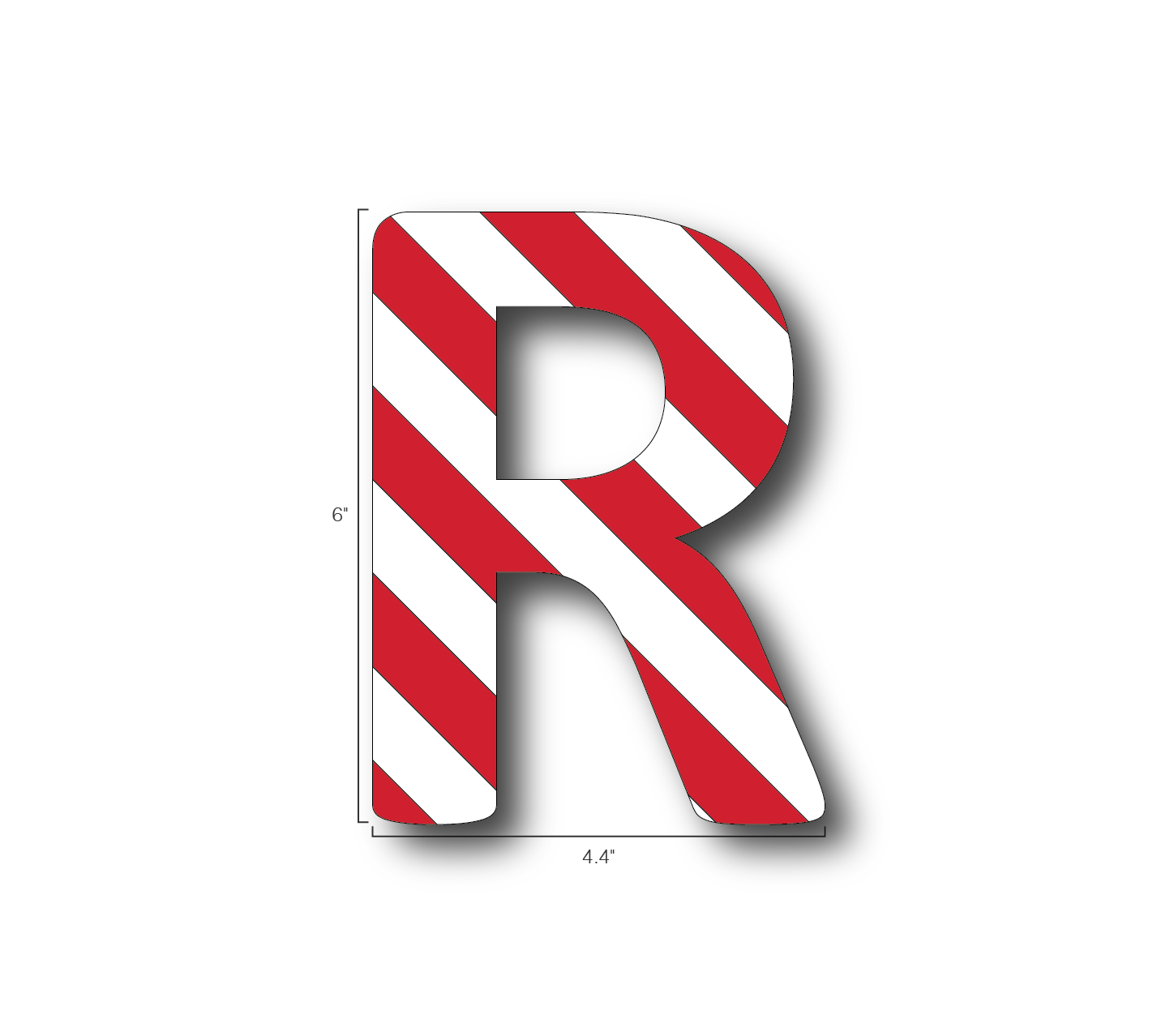 Alphabet Single Letters- R