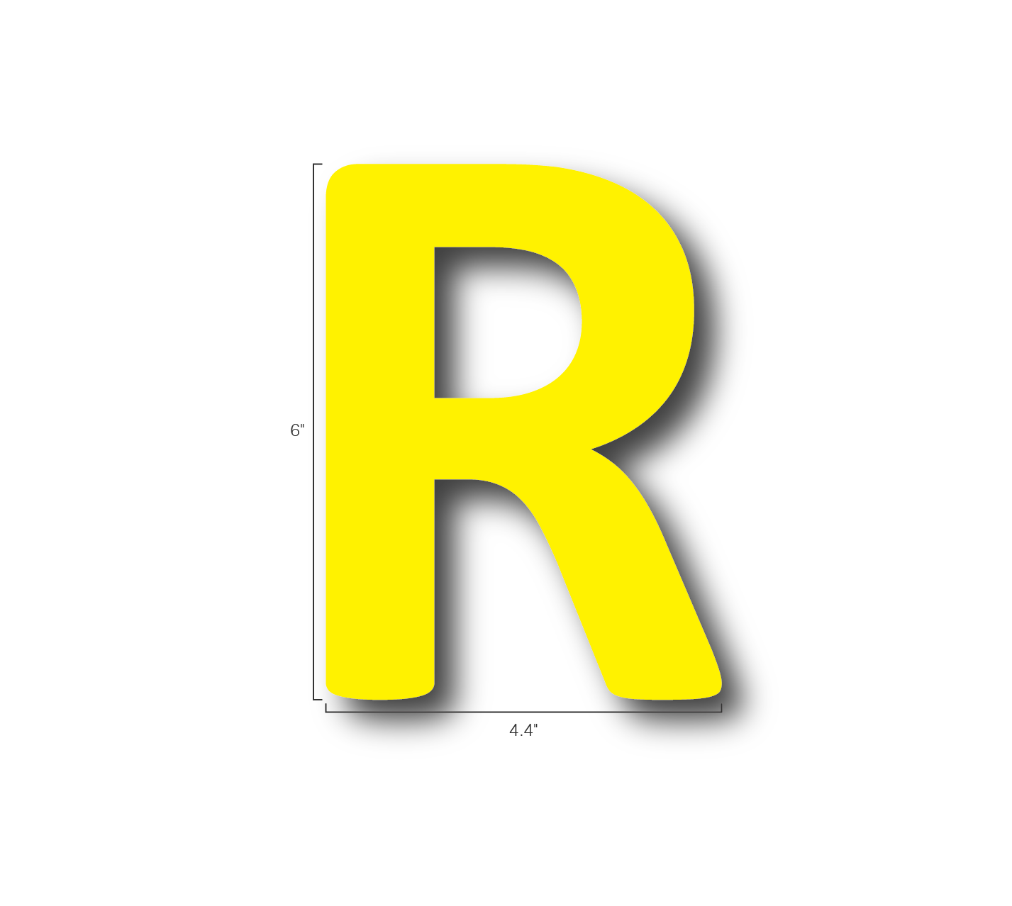 Alphabet Single Letters- R