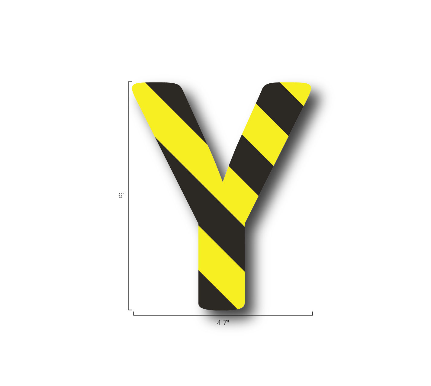 Alphabet Single Letters- Y