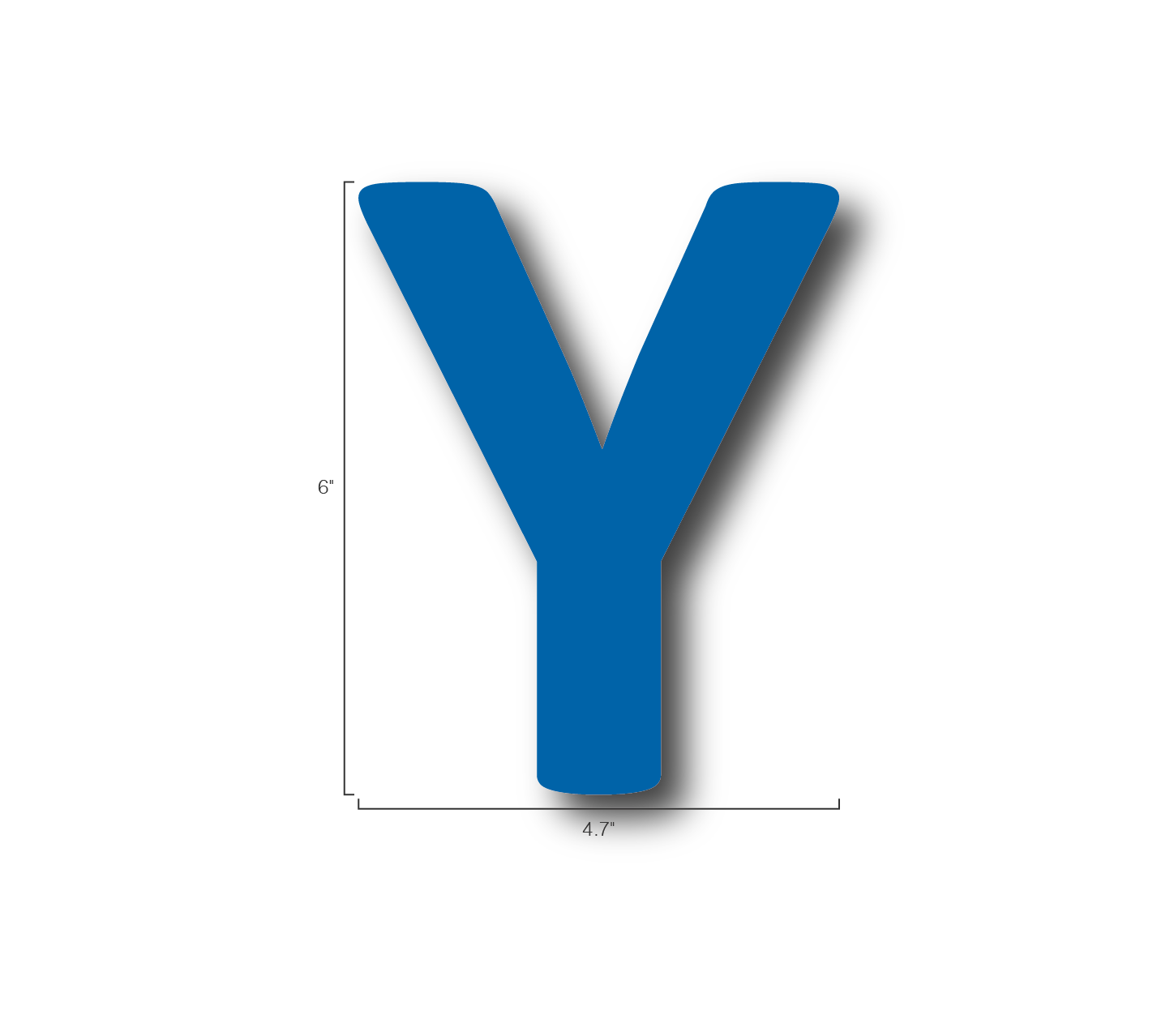 Alphabet Single Letters- Y