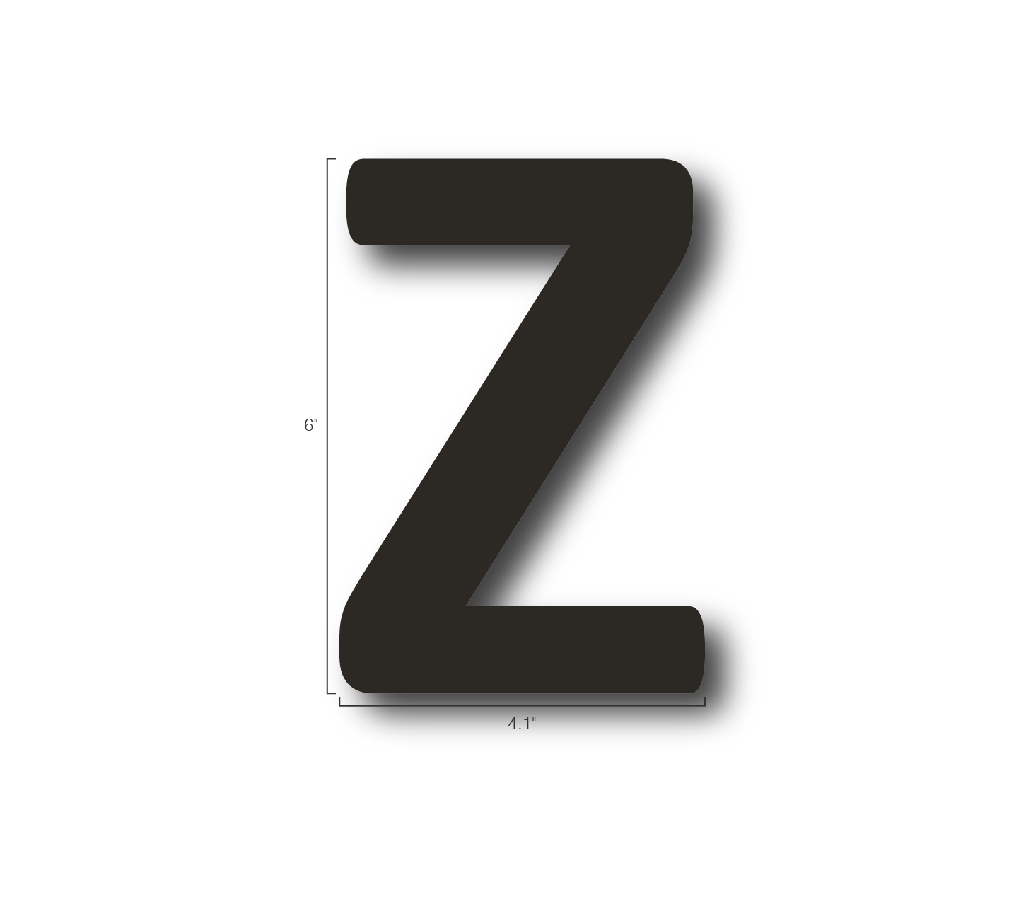 Alphabet Single Letters- Z