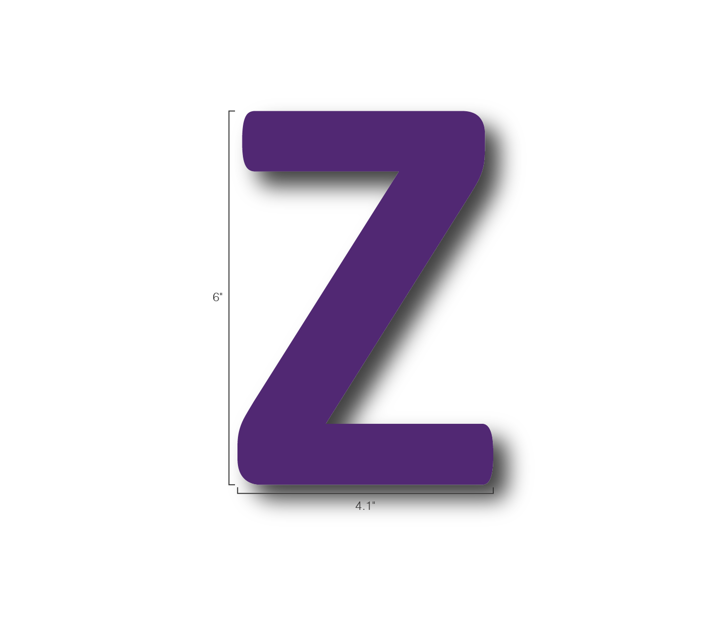 Alphabet Single Letters- Z