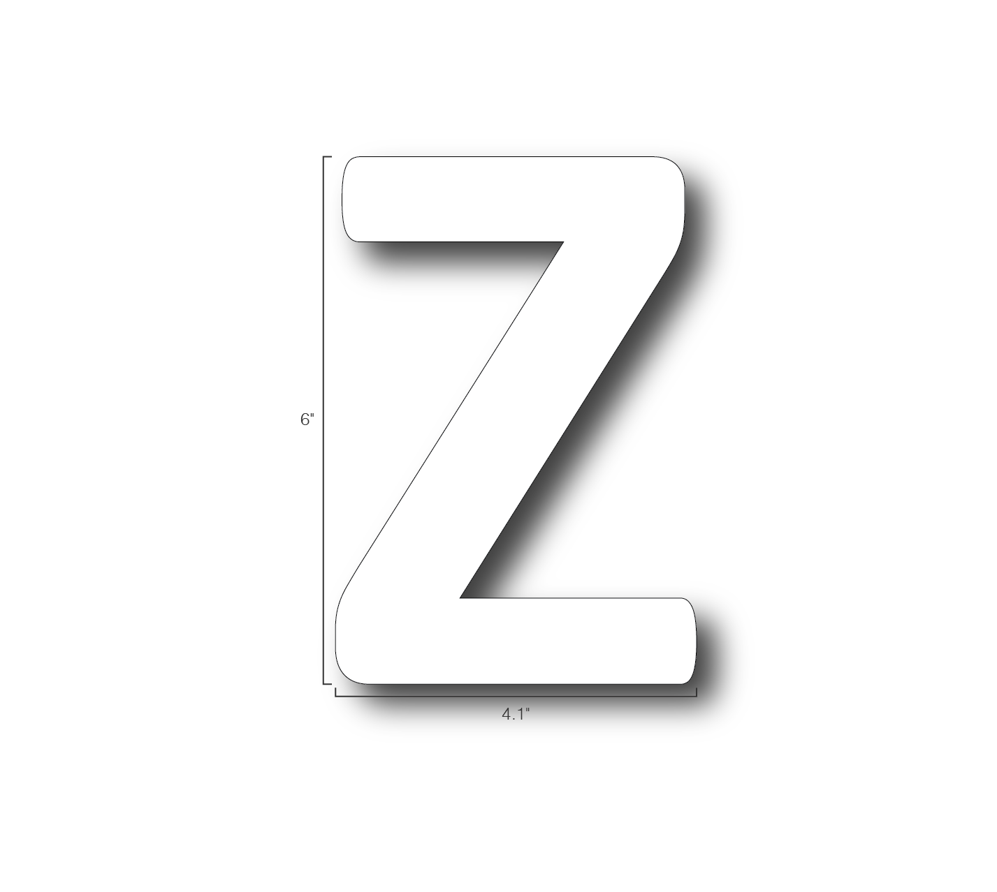 Alphabet Single Letters- Z