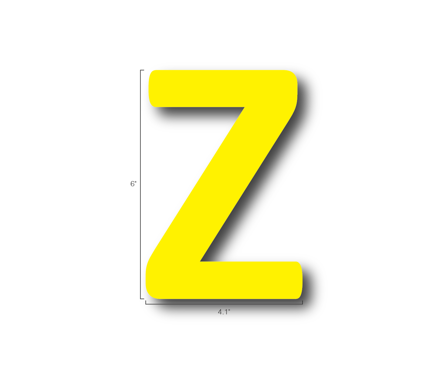 Alphabet Single Letters- Z