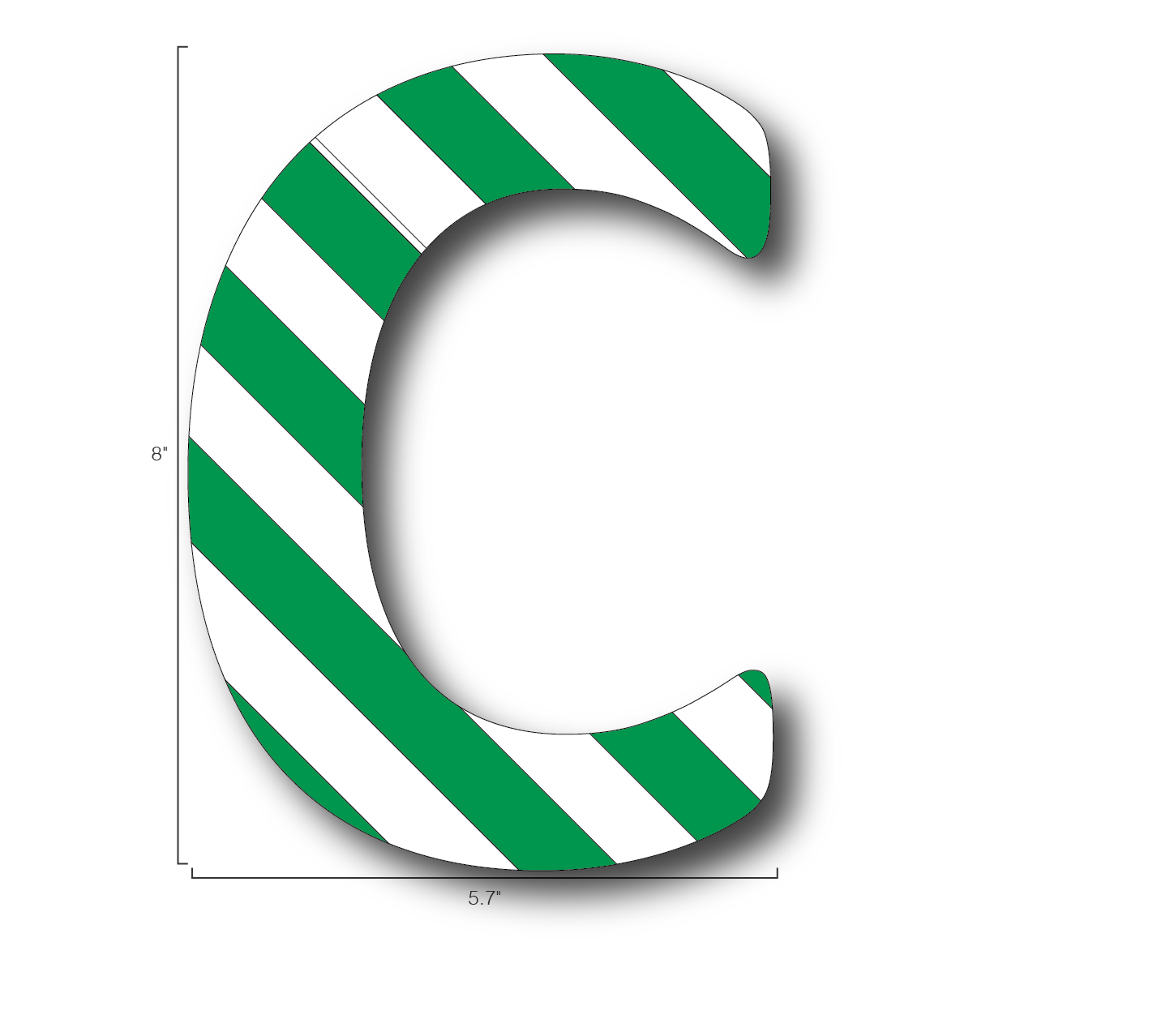 Alphabet Single Letters- C