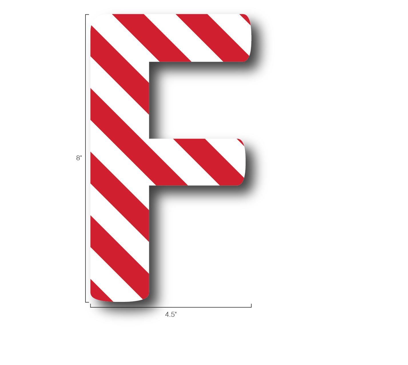 Alphabet Single Letters- F