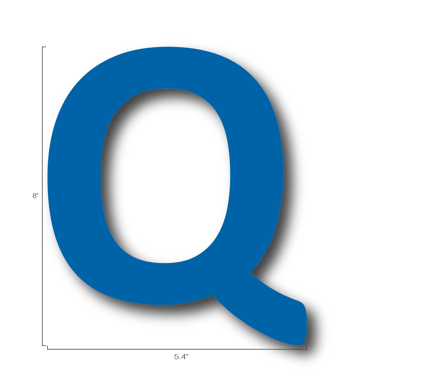 Alphabet Single Letters- Q