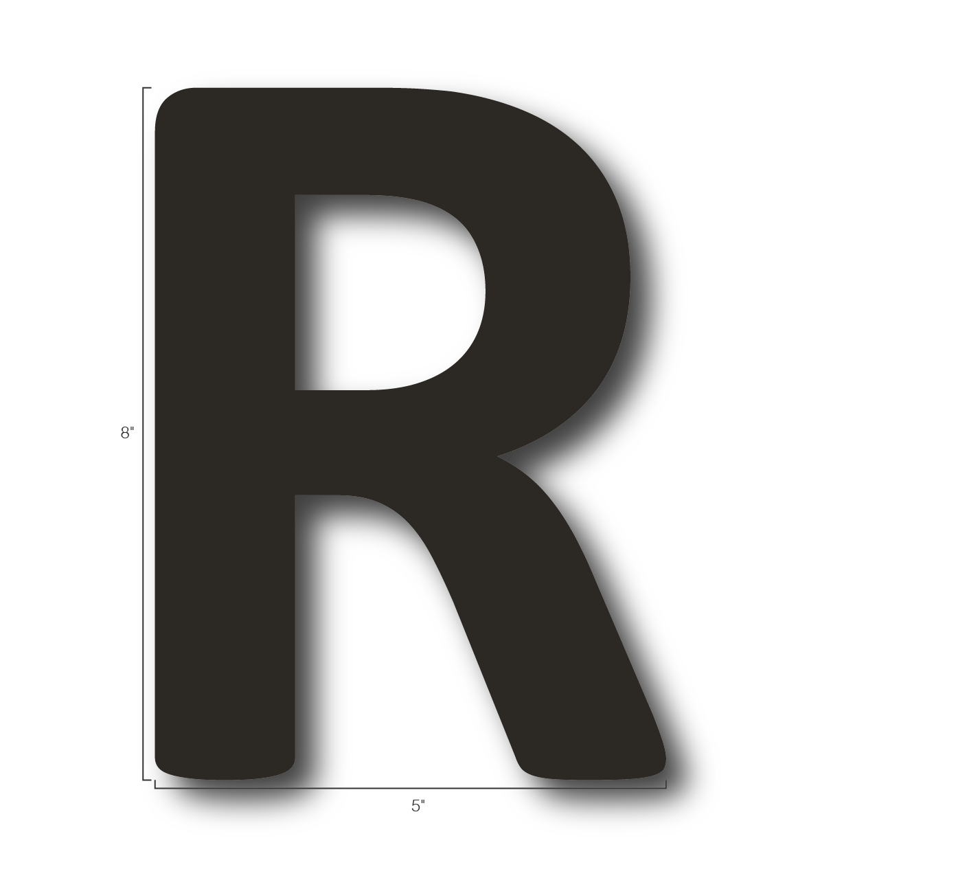 Alphabet Single Letters- R