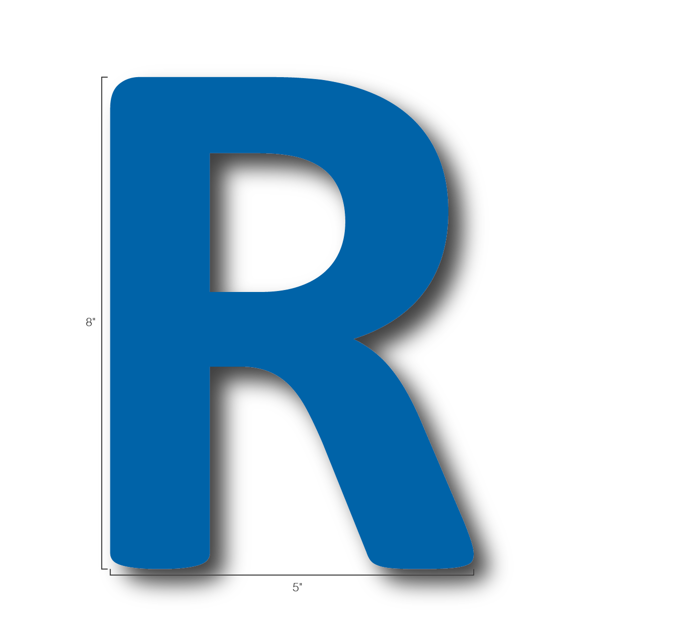 Alphabet Single Letters- R