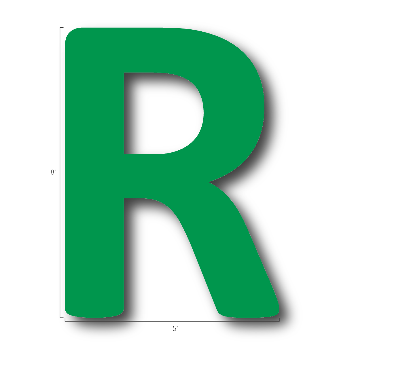 Alphabet Single Letters- R