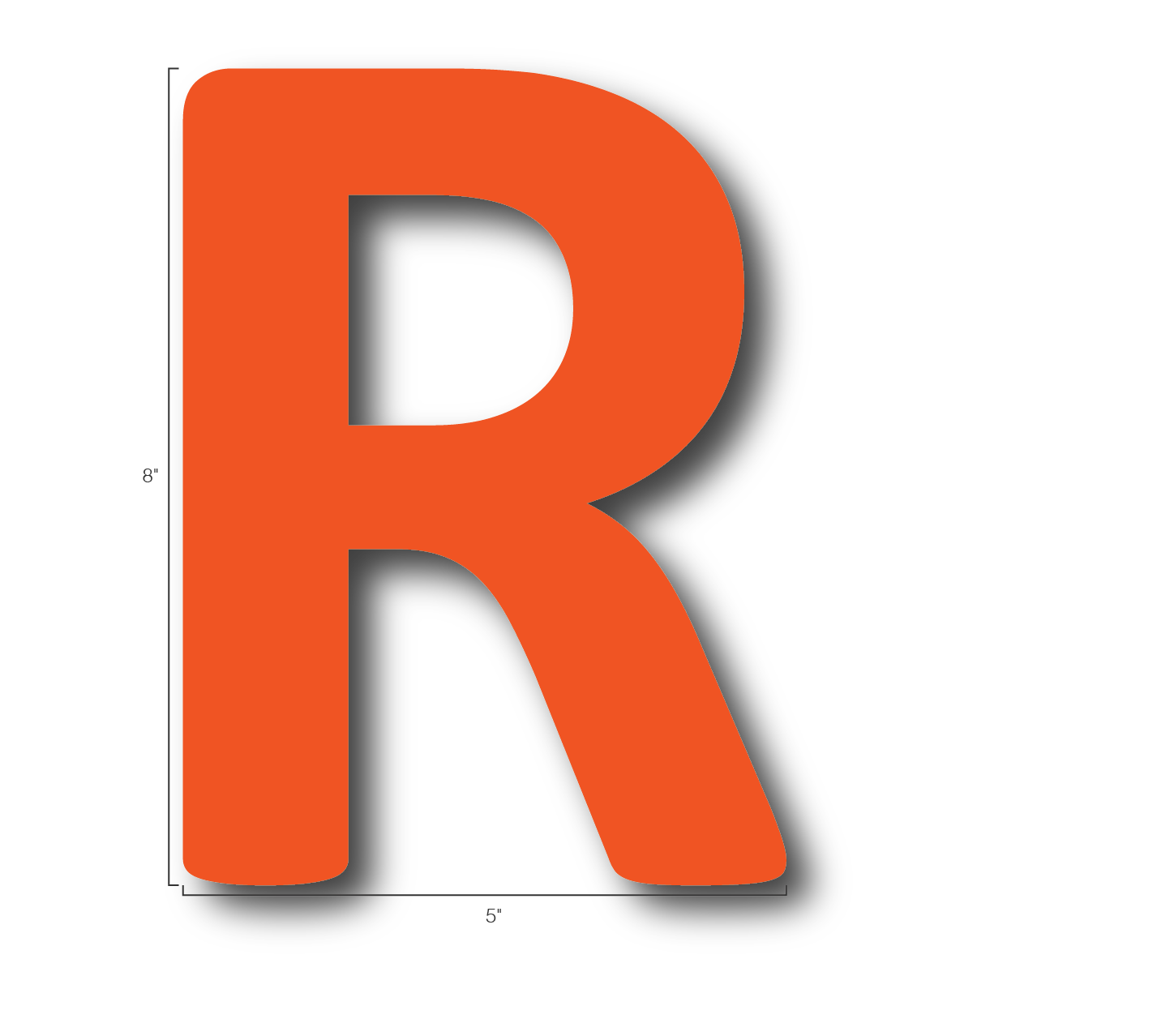 Alphabet Single Letters- R