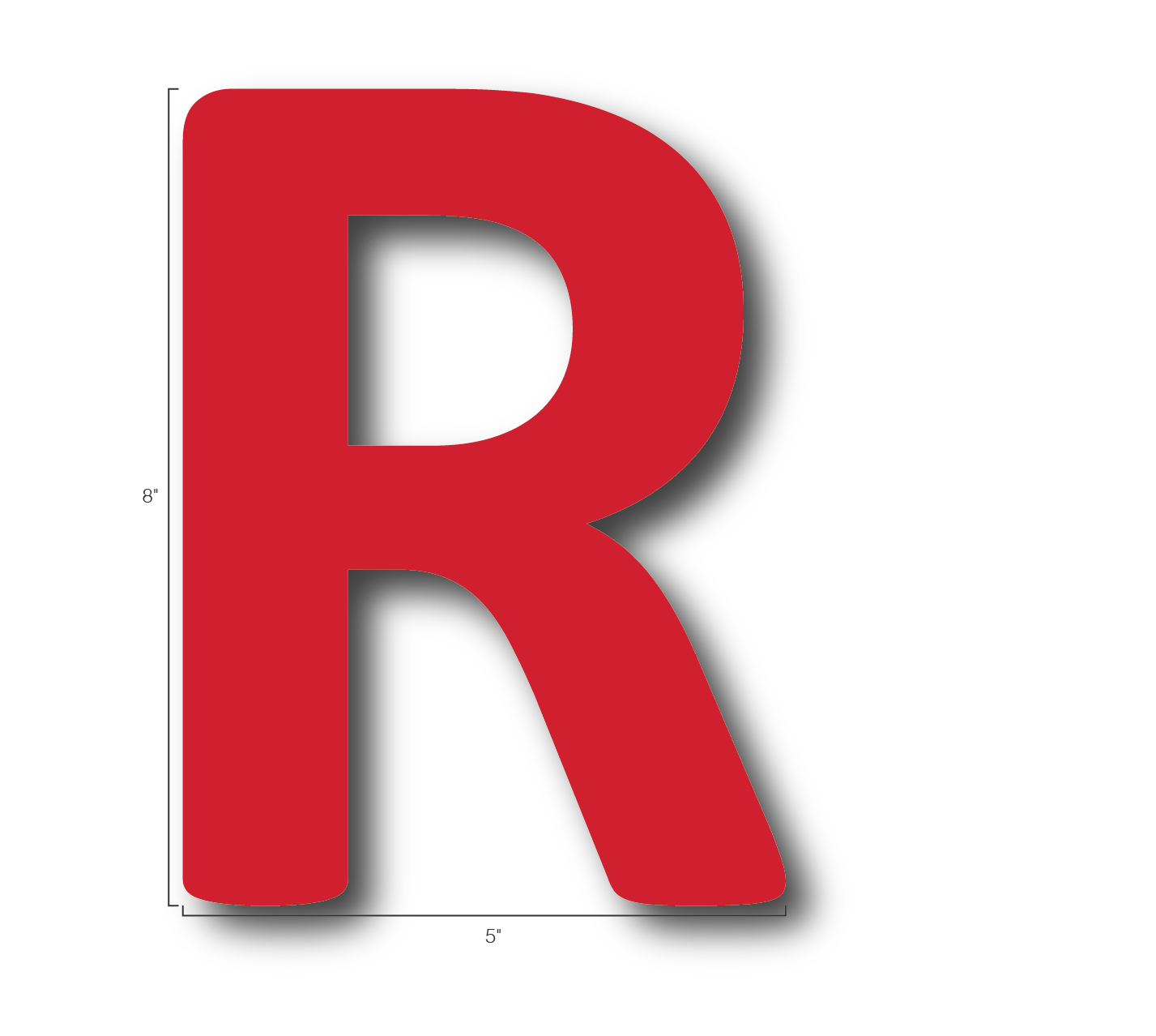 Alphabet Single Letters- R