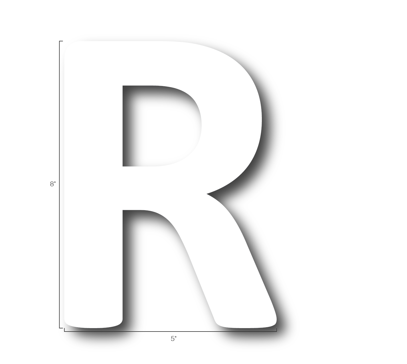 Alphabet Single Letters- R