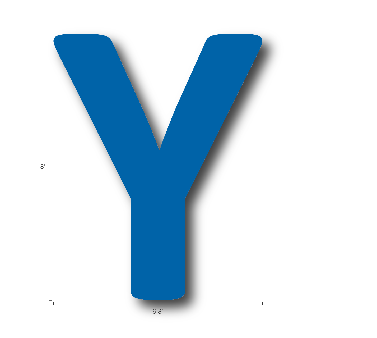 Alphabet Single Letters- Y