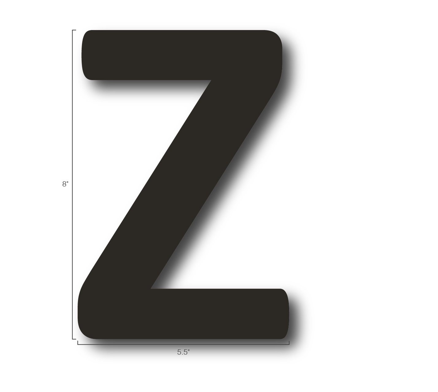 Alphabet Single Letters- Z