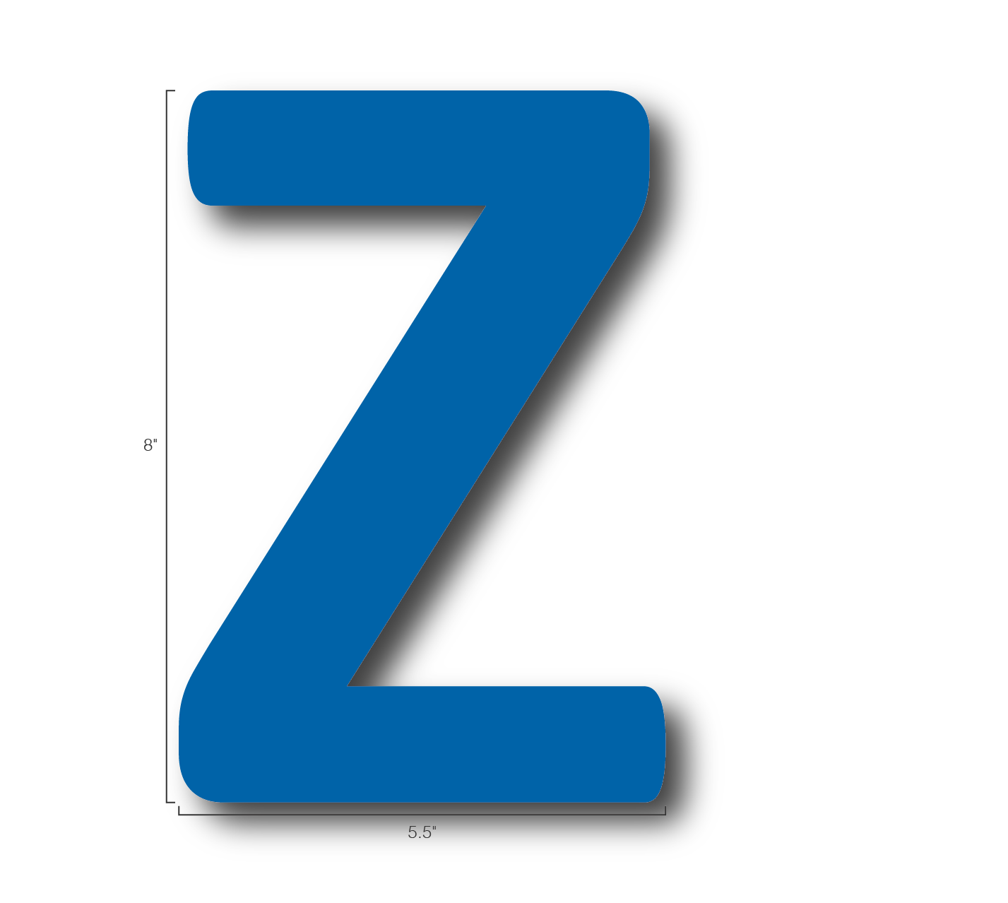 Alphabet Single Letters- Z