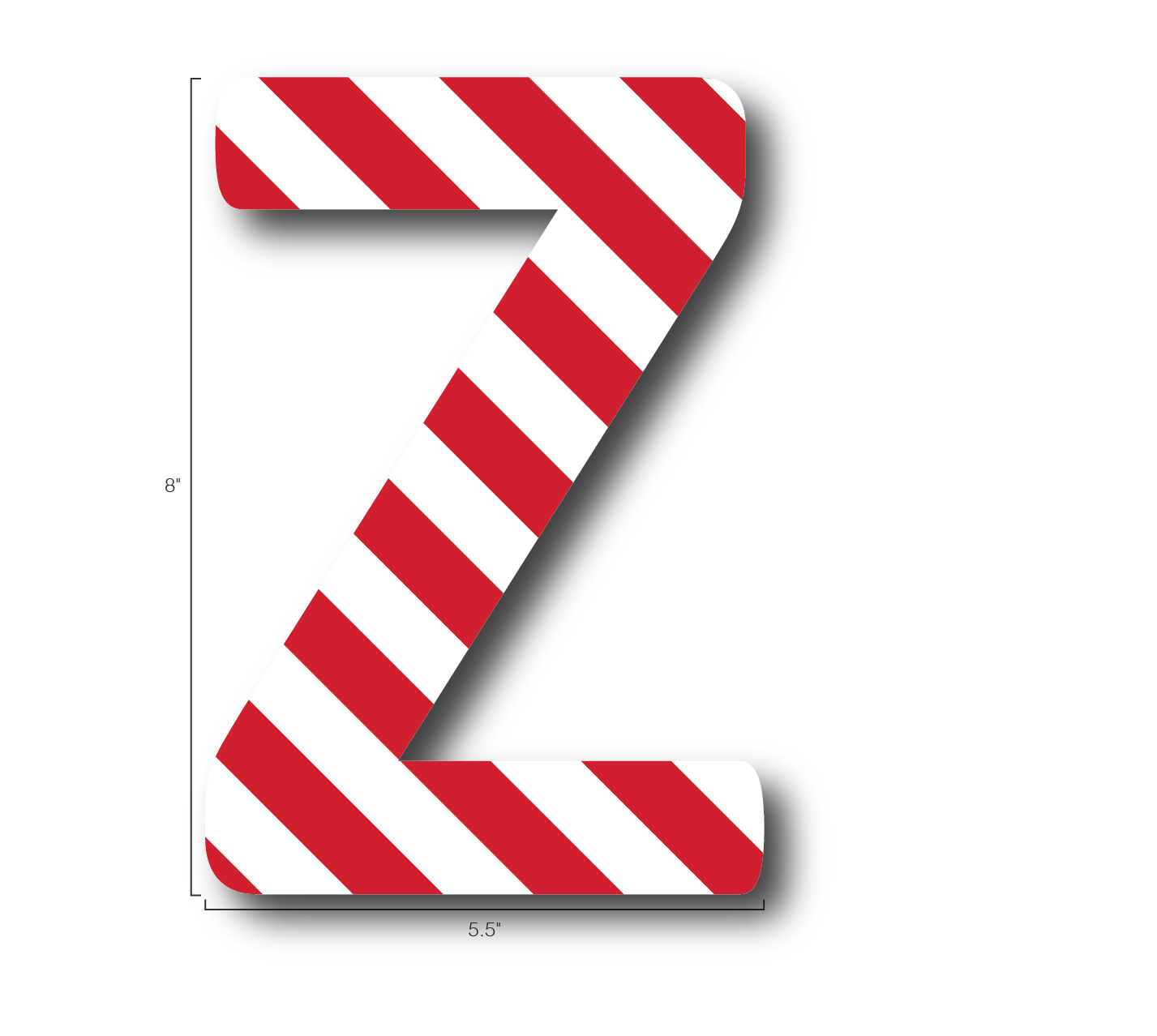 Alphabet Single Letters- Z