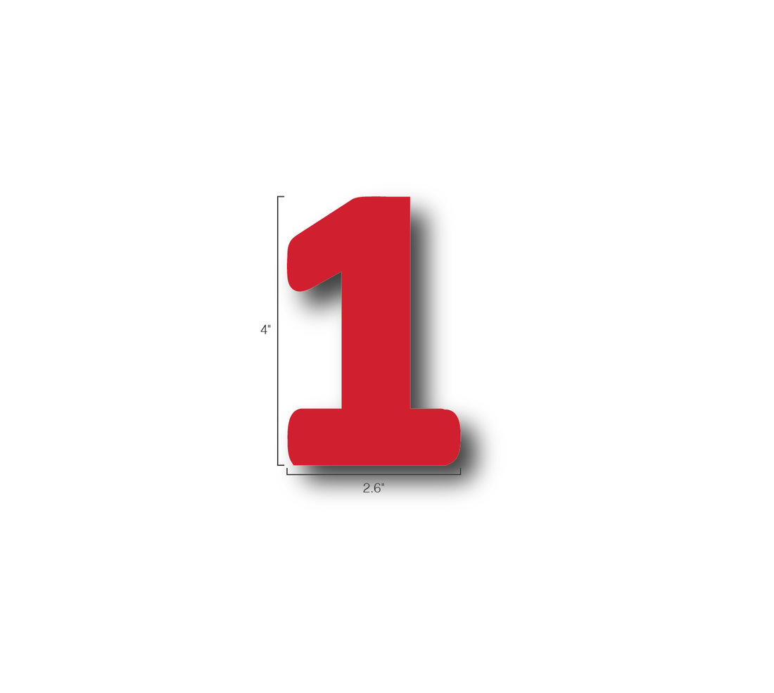 Single Numbers- 1 – Graphical Warehouse