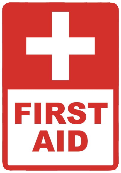 "First Aid" Laminated Aluminum Sign