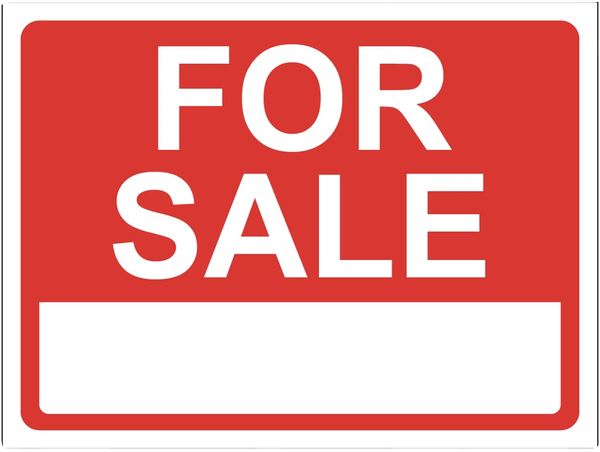 "For Sale" Laminated Aluminum 3-Way Sign