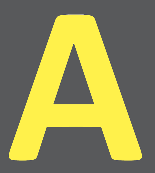 Alphabet Single Letters- A