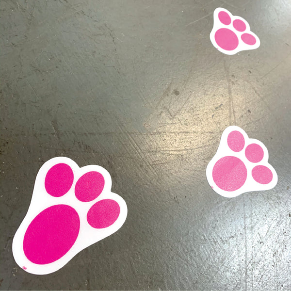 Holiday Themed Social Distancing Floor Markers (10 Pack)- Durable Matte Laminated Vinyl Floor Sign- Various Styles/Sizes Available