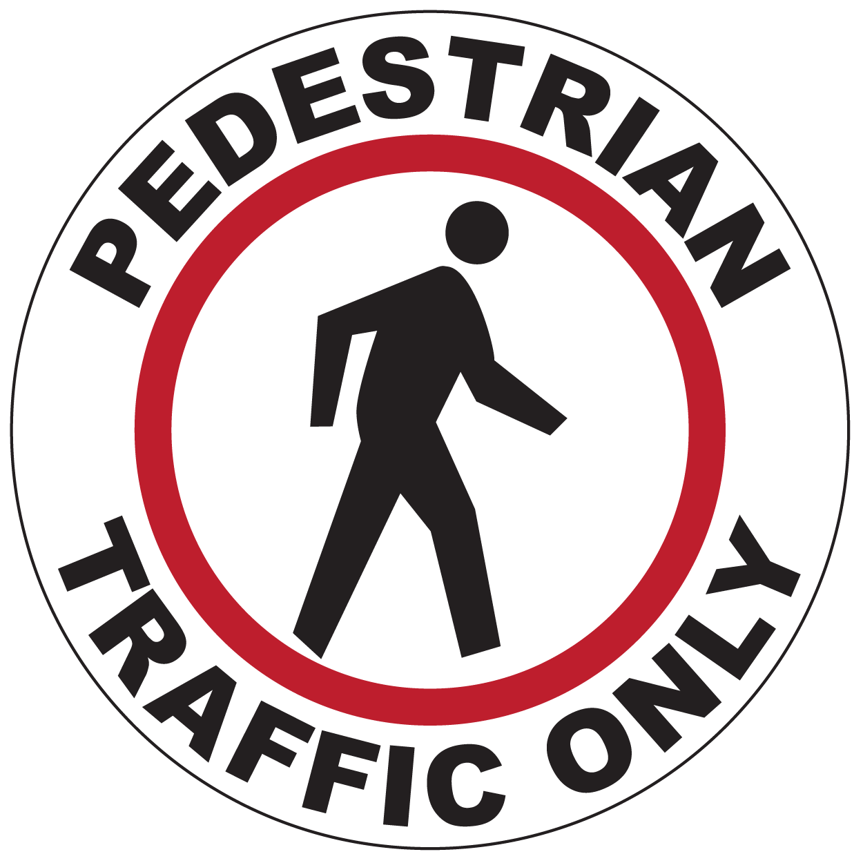 Pedestrian Traffic Only - Graphical Warehouse