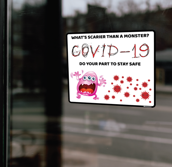 "What's Scarier than a Monster" Adhesive Durable Vinyl Decal- Various Sizes Available