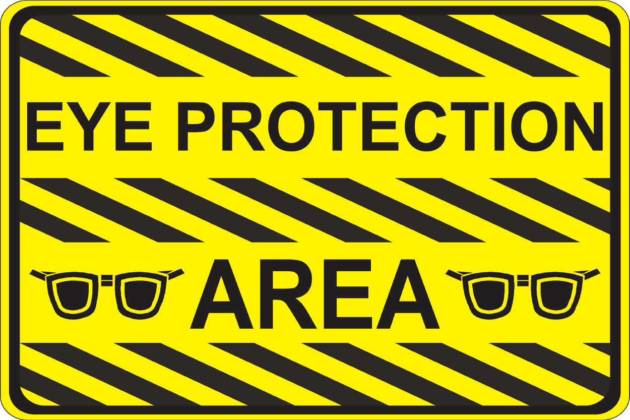 CAUTION: Eye Protection Area - Graphical Warehouse