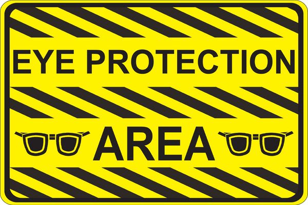CAUTION: Eye Protection Area - Graphical Warehouse
