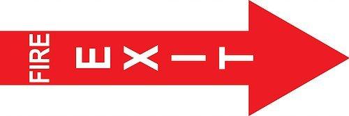 Fire Safety: Fire Extinguisher Arrow - Graphical Warehouse