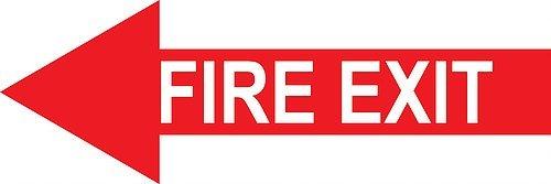 Fire Safety: Fire Extinguisher Arrow - Graphical Warehouse