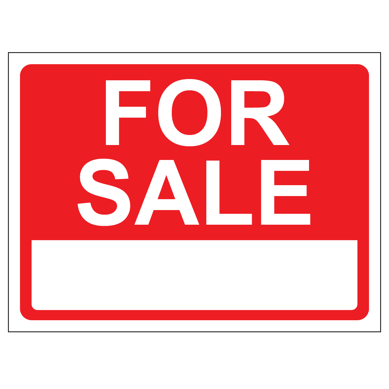 For Sale Sign - Graphical Warehouse
