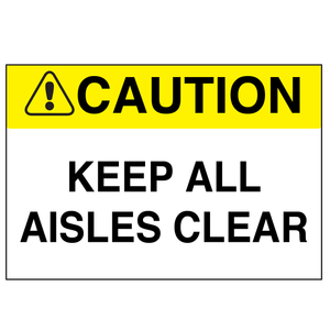 Keep All Aisles Clear - Graphical Warehouse